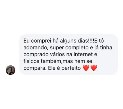 Depoimento real do Instagram