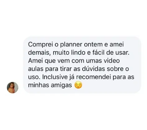 Depoimento real do Instagram