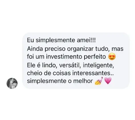 Depoimento real do Instagram